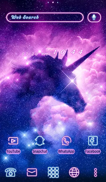 Unicorn Sparkle Home Screen