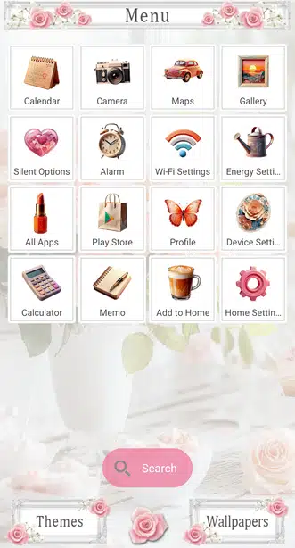 Tea Time and Roses Menu