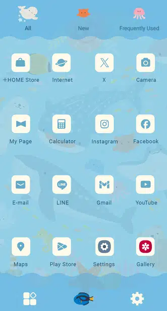 Adorable Aquarium Fun Drawer (App list)