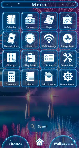 Dreamy Fireworks Menu
