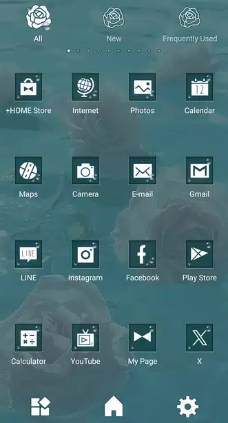 Floating Roses Drawer (App list)