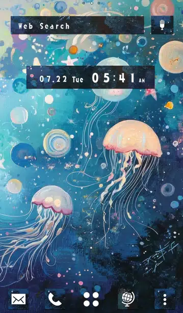 Jellyfish Art Home Screen