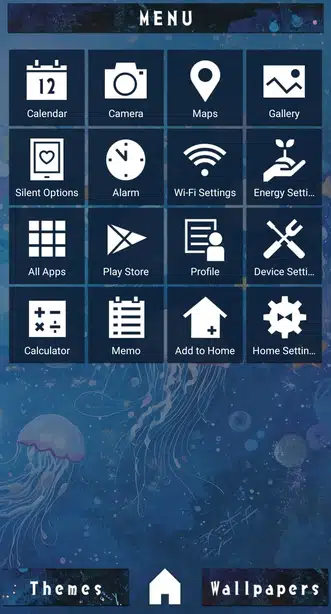 Jellyfish Art Menu