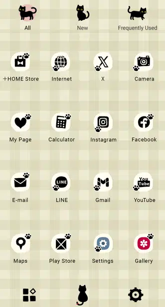 Black Cats Drawer (App list)