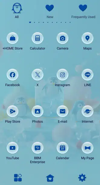 Penguin Adventure Drawer (App list)
