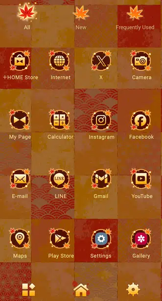 Japanese Autumn Drawer (App list)