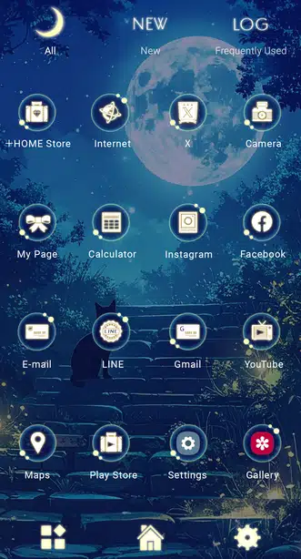 Mystical Moonlit Adventures Drawer (App list)