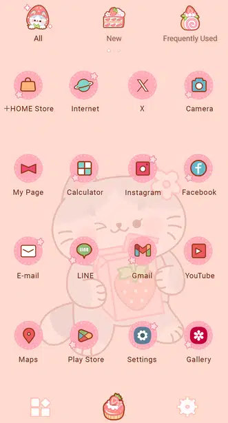 Strawberry Cats Drawer (App list)