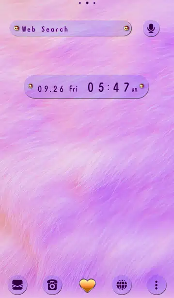 Fantasy Fur Home Screen