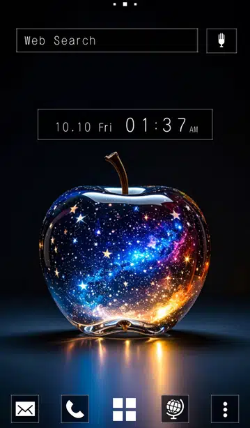 Galactic Apple Home Screen