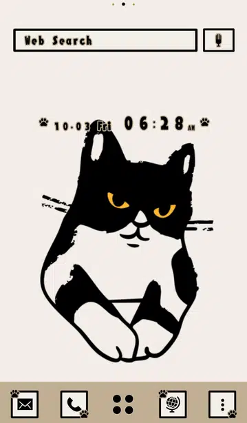 Prissy Cat Home Screen