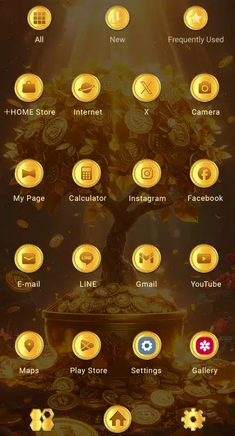 Golden Tree Drawer (App list)