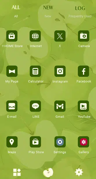 Green Apples Drawer (App list)