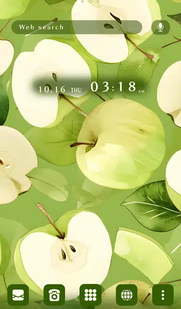 Green Apples Home Screen