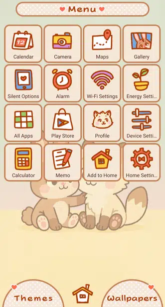 Bunny and Fox Cuties Menu