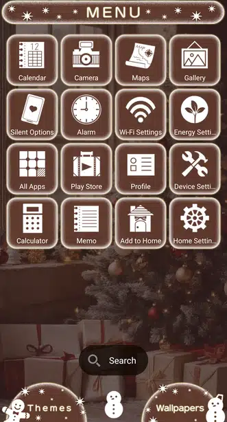 Window-Side Christmas Tree Menu