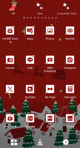 Christmas with Santa Drawer (App list)