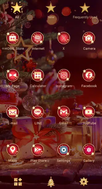 Christmas Presents Drawer (App list)
