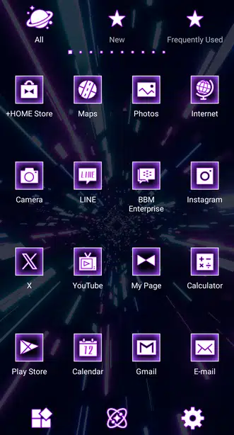 Space Tunnel Drawer (App list)