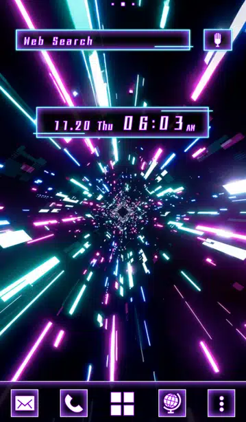 スペーストンネル ホーム画面