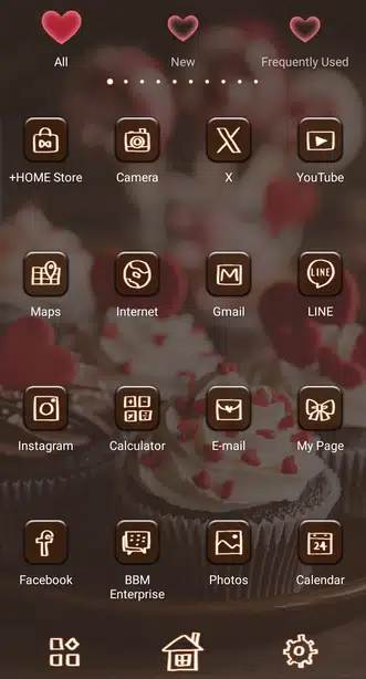 Lovely Cupcakes Drawer (App list)