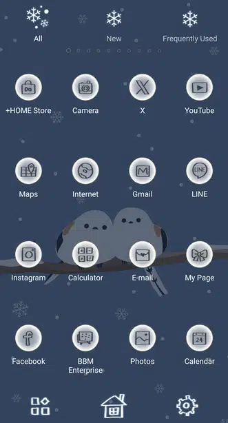 Charming Snow Fairies Drawer (App list)