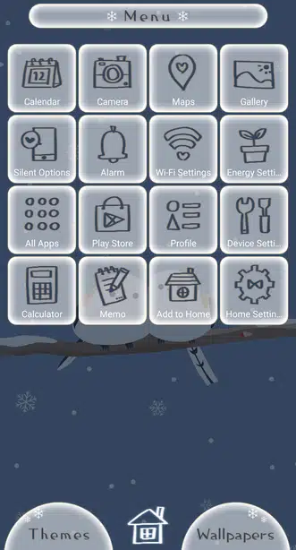 Charming Snow Fairies Menu