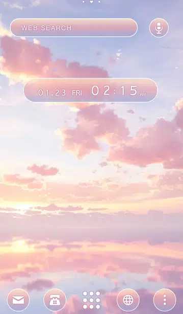 Morning Glow Home Screen