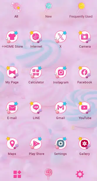 Pastel Lollipops Drawer (App list)