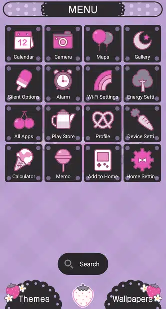 Strawberries ＆ Gothic Gingham Menu