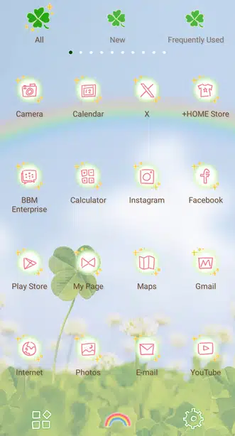 Rainbows and Clovers Drawer (App list)
