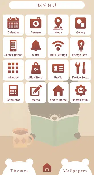 Bear's Relax Time Menu