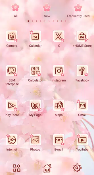 Cherry Blossom Vision Drawer (App list)