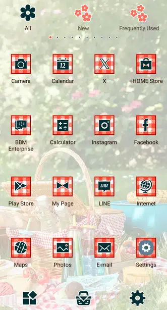 Pleasant Picnic Drawer (App list)