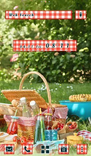 楽しいピクニック ホーム画面
