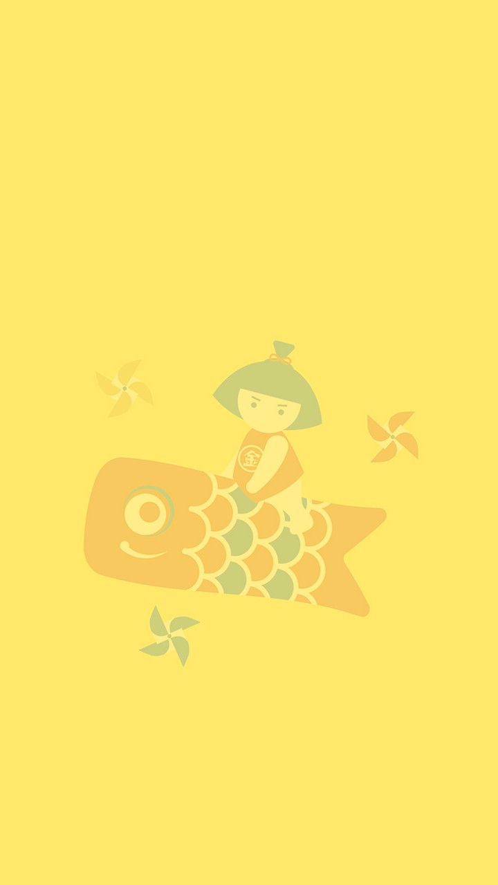 鯉のぼりに乗って