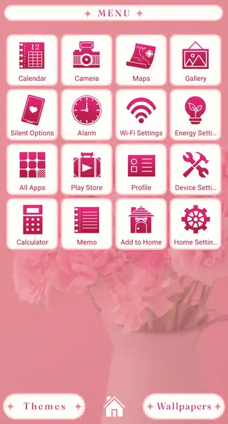 Pink Carnations Menu