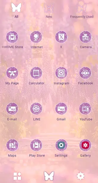 Wisteria Glow Drawer (App list)