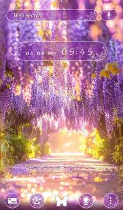 Wisteria Glow Home Screen