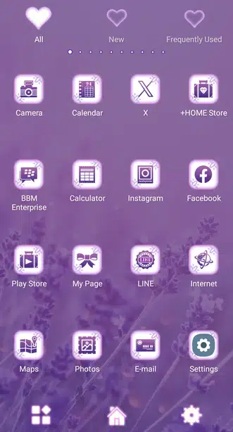 Soothing Lavender Drawer (App list)