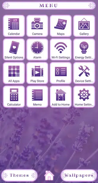 Soothing Lavender Menu