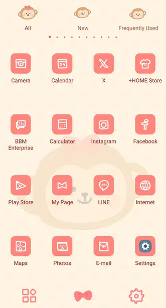 Adorable Monkey Drawer (App list)