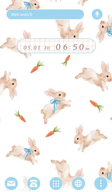 Rabbit Race Home Screen