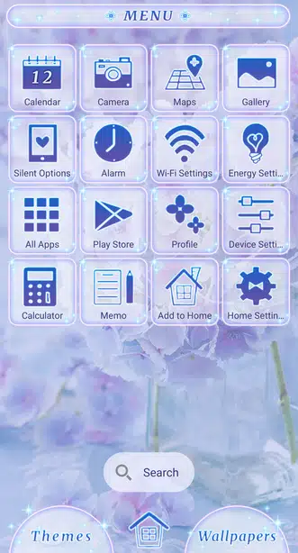 Refreshing Hydrangea Menu