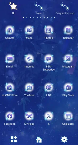 Starry Tanabata Drawer (App list)