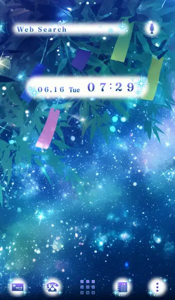 Starry Tanabata Home Screen