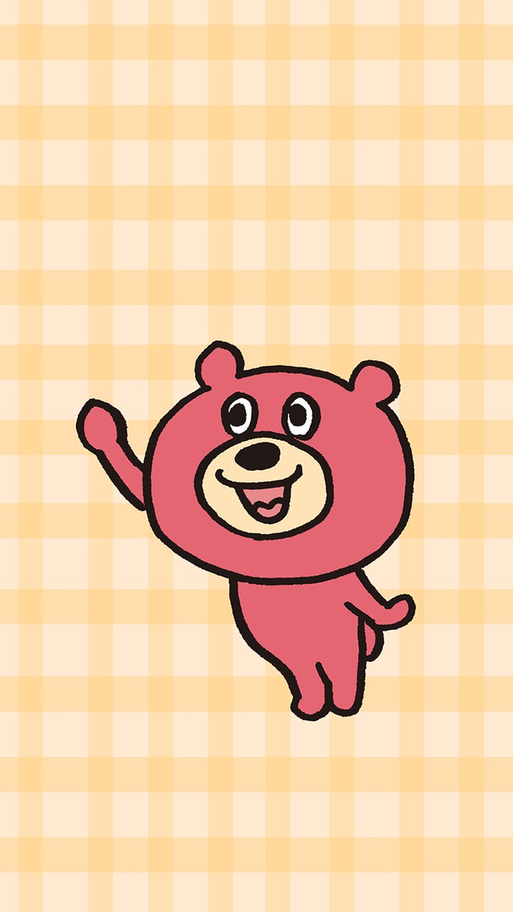 くまさんとハイタッチ！