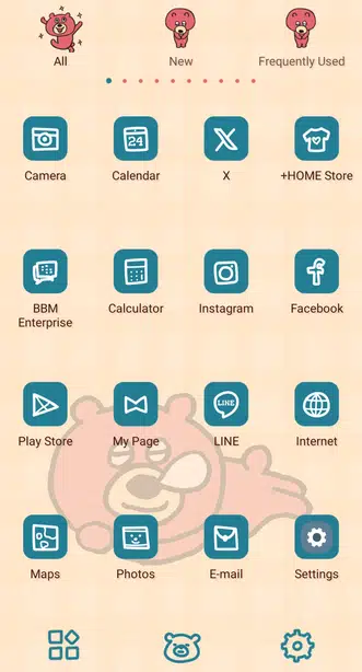 Bear Cub High Five Drawer (App list)