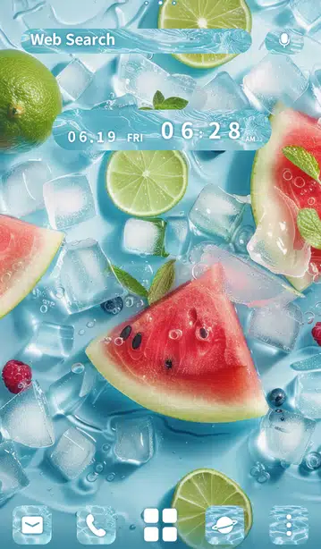 Fresh Summer Home Screen