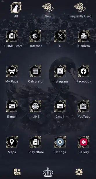 Dark and Girly Drawer (App list)